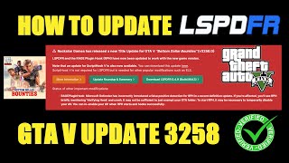 How To Update LSPDFR  ScrithookV  RPH  ELS  GTA V v3258  lspdfr [upl. by Sublett]