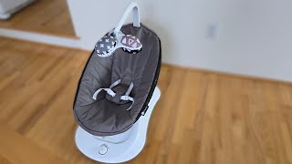 4moms rockaRoo Baby Rocker Assembly and Review [upl. by Ahsenav]