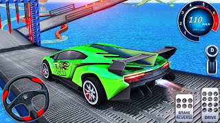 Impossible GT Car Stunt Racing Simulator  Muscle Car Mega Tracks Races 3D  Android GamePlay 4 [upl. by Ahseila]