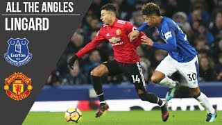 Jesse Lingard v Everton Goal  All The Angles  Manchester United [upl. by Roma]