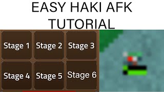 How To AFK Level 6 HAKI In KING LEGACY EASY TUTORIAL [upl. by Edmead246]