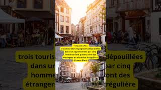 Rouen 76  trois touristes espagnoles dépouillées dans un appartement par cinq hommes dont quat [upl. by Skcirdnek]