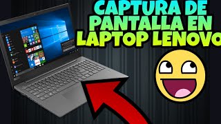 Como hacer una CAPTURA DE PANTALLA en LAPTOP LENOVO 2021 FÁCIL [upl. by Clauddetta]