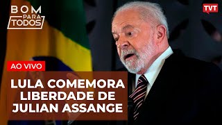 Lula comemora liberdade de Julian Assange “O mundo está um pouco menos injusto hoje”  BPT 2506 [upl. by Barolet]