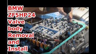 BMW ZF5HP24 Valve Body Installation IPT Transmissions [upl. by Ulphia]