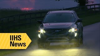 More than half of midsize SUV headlights tested rate marginal or poor  IIHS News [upl. by Mildrid]