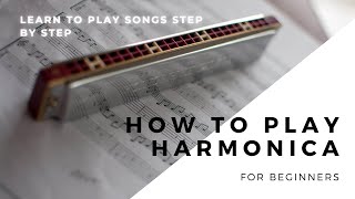 How To Play Harmonica  Mouth Organ  Tutorial  Learn To Play Songs Step By Step [upl. by Ailesor686]