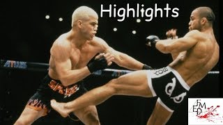 Tito Ortiz vs Wanderlei Silva Тито Ортиз Вандерлей Сильва Highlights [upl. by Betteanne]