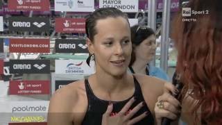 Federica Pellegrini ORO 200sl Europei di nuoto Londra 2016 [upl. by Goode]