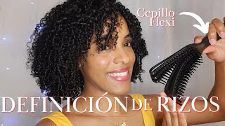 Definición de rizos con cepillo FLEXIBLE [upl. by Cline]