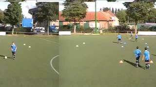 THOMAS VLAMINCK TECHNIEKTRAINING PASSEN EN AANNEMEN Technical Training Football [upl. by Arjan]