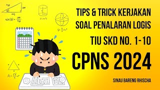 Tips amp trick mengerjakan soal penalaran logis TIU SKD CPNS nomer 110 [upl. by Akkimat454]