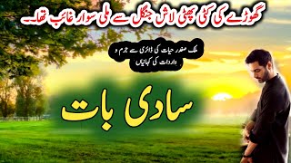 Saadi baat سادی بات Malik Safdar Hayat  Suspense amp Jurm O Saza Urdu Stories [upl. by Enomyar156]