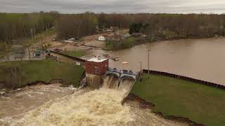 Smallwood Lake Dam Overflows After Edenville Dam Failure [upl. by Scholz]