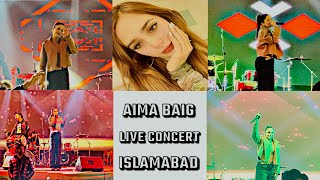 Aima Baig Live Concert in islamabad  2023  Part 1 [upl. by Alake914]