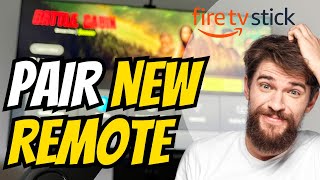 How to PAIR New Firestick Remote amp Without Old Remote Fast Tutorial [upl. by Laaspere]