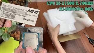 แพ็ค CPU INTELi511500 270Ghz  BOX LGA1200  X130F070 [upl. by Unhsiv]