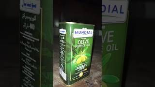 Pomace olive oil 400ml tin oliveoil mundial pomaceoliveoil grocery grocerystore greenmartpk [upl. by Leiuqese543]