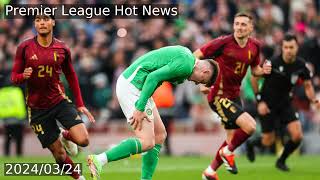 Ireland v Belgium Ferguson misses penalty as sides scoreless at halftime [upl. by Yseulte322]