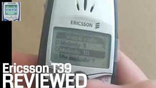 Review of the Ericsson T39 Mobile Phone from 2001  Ringtones amp Games [upl. by Henni]