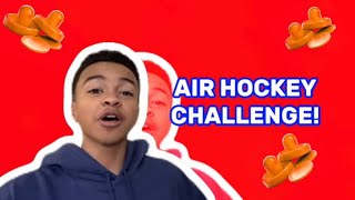 AIR HOCKEY CHALLENGE challenge airhockey comedy shaundixon [upl. by Gibeon]