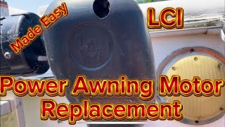 RV Awning Motor Replacement ￼ Made Easy [upl. by Eanyl]