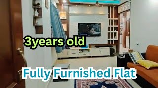 Beautiful Fully Furnished 2BHK Flat  GHMC APPROVAL  3YEARS OLD  DIRECT OWNER Low Budget flat [upl. by Maurise]