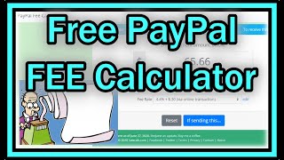 How To Calculate PayPal Fees  Free PayPal Fee Calculator [upl. by Aicinat]