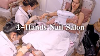 ASMR 💅 4 Hands Pedicure amp Manicure at Luxury Beauty Salon in Ho Chi Minh City Vietnam [upl. by Eidnar68]