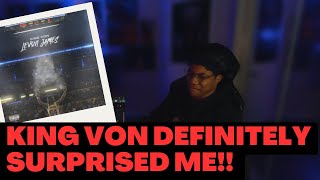 King Von  Levon James Album Reaction [upl. by Ecirual730]