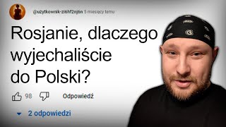 Rosjanie odpowiadają dlaczego wyjechali z Rosji do Polski [upl. by Llenyt346]