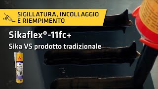 Sikaflex®11fc  Sigillanti a confronto Sika VS prodotto tradizionale [upl. by Anitniuq726]