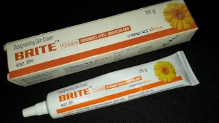 Brite Cream Review Hindi [upl. by Leodora]