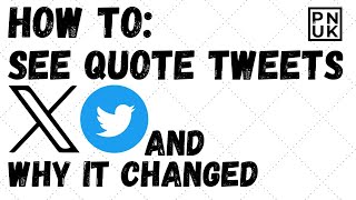 How To See XTwitter Quote RepostsRetweets  Now Its Changed Quick Tip [upl. by Barty]