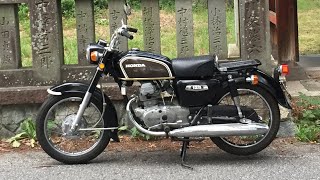 ホンダ CD125K5 ベンリィ 走行4500KM 実動 Honda benly CD125 1973 meter4500km only best buy！ ［売約済み］ [upl. by Sassan455]