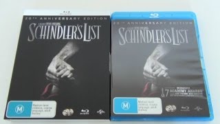 Schindlers List BluRay Unboxing [upl. by Muller]