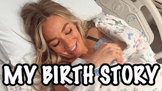 GO into LABOR WITH ME My Birth Story [upl. by Latsyrc]