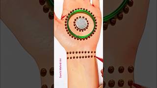 Teej Special Easy Dots Mehndi Design  Mehandi Design mehndi henna shortvideo ytshorts video [upl. by Holbrooke498]