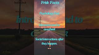 16 Frisk Facts  Psychology Fact 🤔 [upl. by Ettezzus]