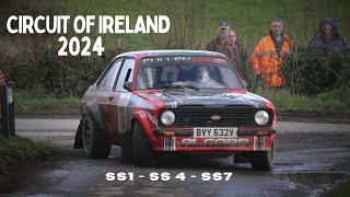 Circuit of Ireland Rally 2024  SS1 SS4 SS7 [upl. by Morganica787]