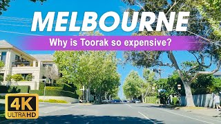 Why is Toorak so expensive  Drivethrough the most prestigious suburb to live in  Melbourne  4K [upl. by Steinway]