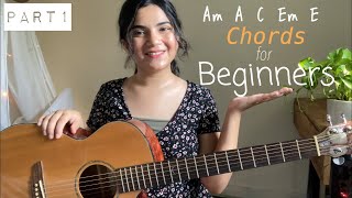 Part1 11 Basic Guitar Chords that every Beginner Guitarist should know  Open Major amp Minor Chords [upl. by Ninnette]