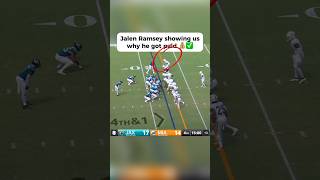 Jalen Ramsey showing why he got PAID [upl. by Aratak]