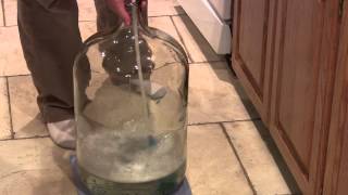 Clean Bottle Express Carboy Brush Demo [upl. by Eerrahs]