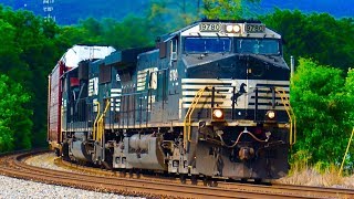 Norfolk Southern Freight Trains [upl. by Tahpos]