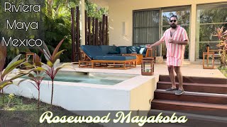 Rosewood Mayakoba  Deluxe Lagoon Suite Walkthrough amp Review in Riviera Maya  Cancun area [upl. by Ahcilef]