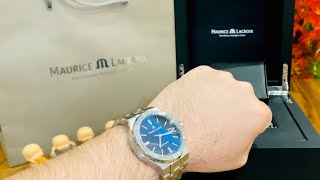 UNBOXING Maurice Lacroix Aikon Automatic 42mm Black [upl. by Adnilahs182]