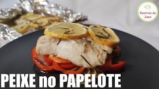 PEIXE assado no FORNO  Técnica do PAPELOTEPAPILLOTE [upl. by Correna795]