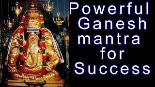 Powerful Ganapati Mantra for Success [upl. by Alrats]