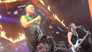 Disturbed Land Of Confusion Genesis cover Live 4K Noblesville Indiana  September 2 2023 [upl. by Myrt742]